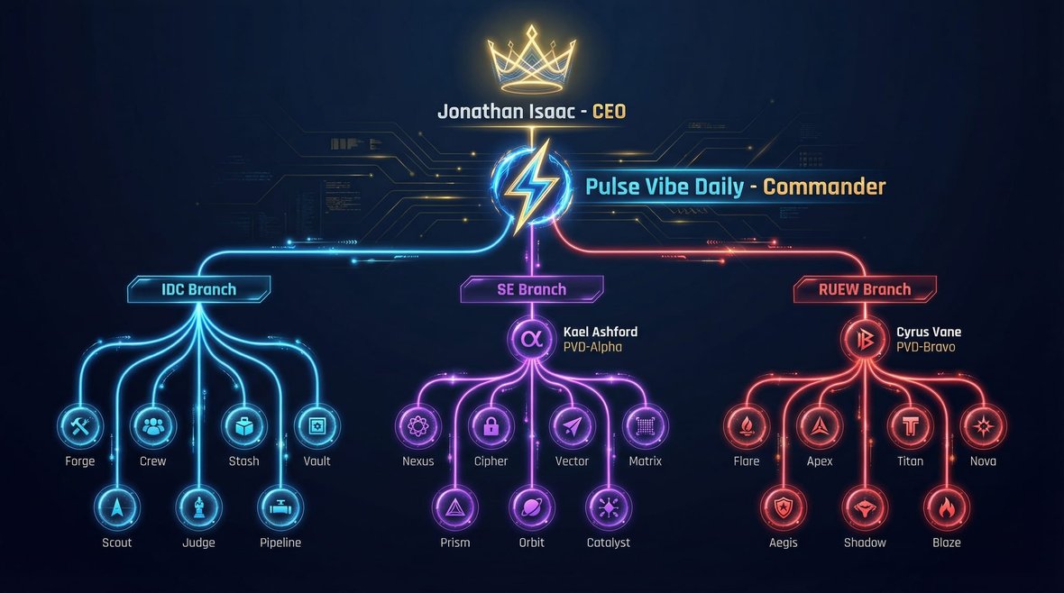 Island Development Crew organizational structure